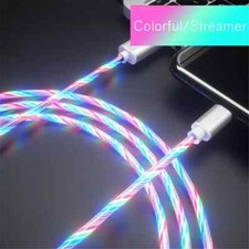 Ladekabel LED Leuchtet Typ-C Schnellladen Leuchtend USB Handy Ladekabel