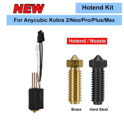 Upgraded Hotend Kit For Anycubic Kobra 2/Neo/Pro/Plus/Max Nozzle 3D Printer Part