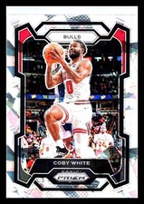2023-24 Panini Prizm Coby White Cracked Ice Prizm Parallel #239 - Chicago Bulls
