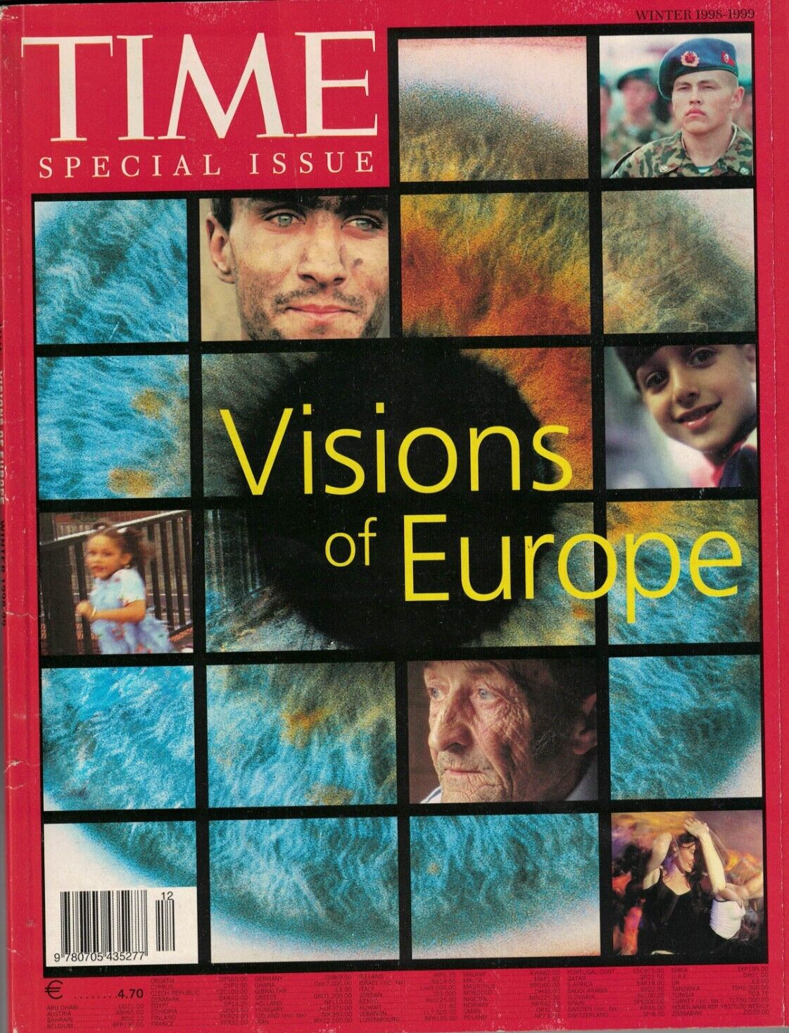 Time Magazine Winter 1998-1999 Visions Of Europe NATO Euro Special Issue