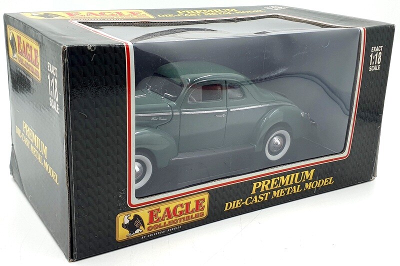 ミニカー Eagle's Race 1940 Ford Deluxe 1/18 Eagles Race 1:18 1940 Ford Deluxe Coupe, Metallic Gray