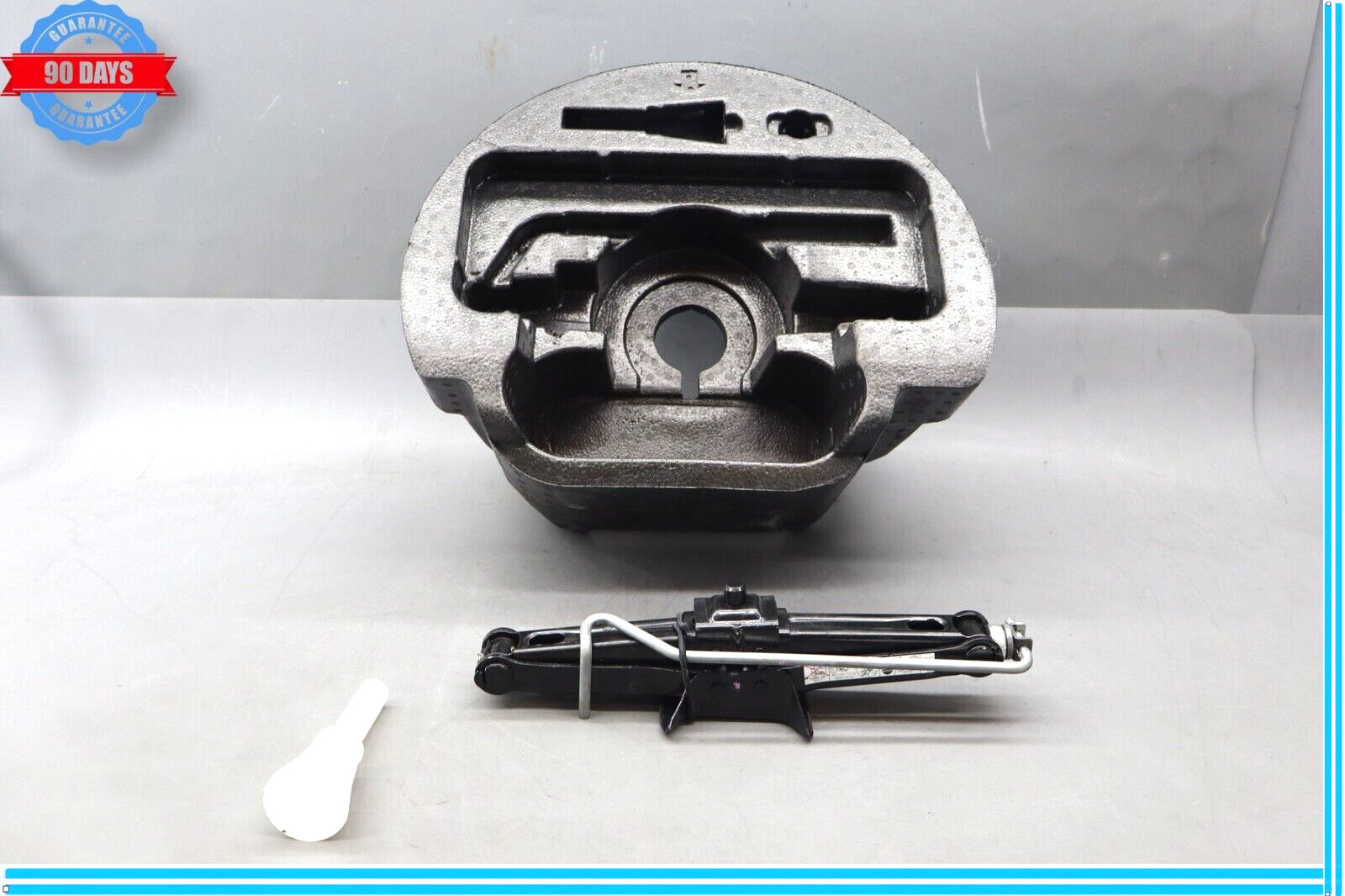 14-17 Maserati Ghibli Emergency Spare Tire Jack Tool Kit W/ Foam Holder Oem