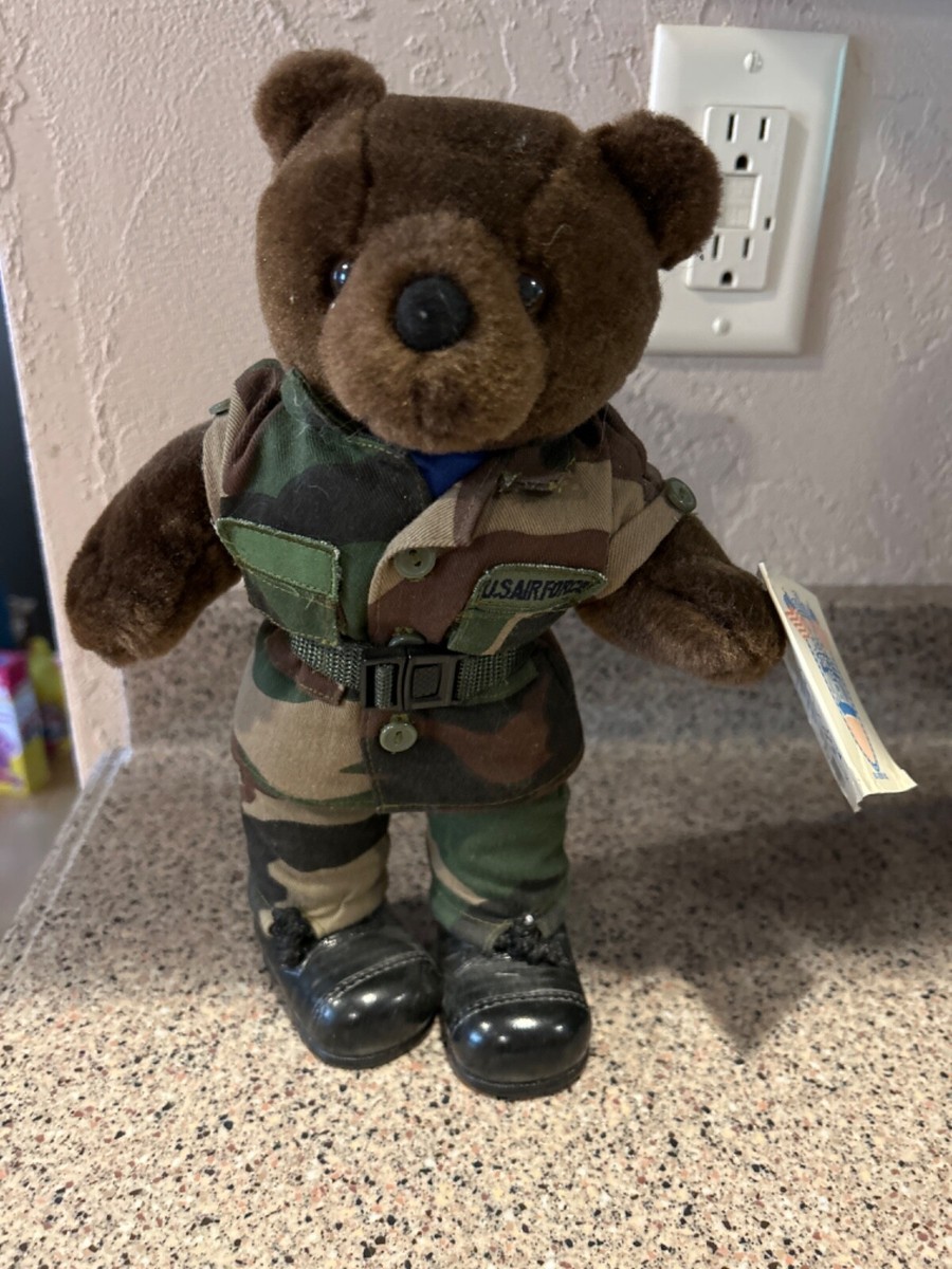 米軍 ベアフォース BEAR FORCES of America VTG Bear Forces Of America US Air Force Teddy Bear Plush