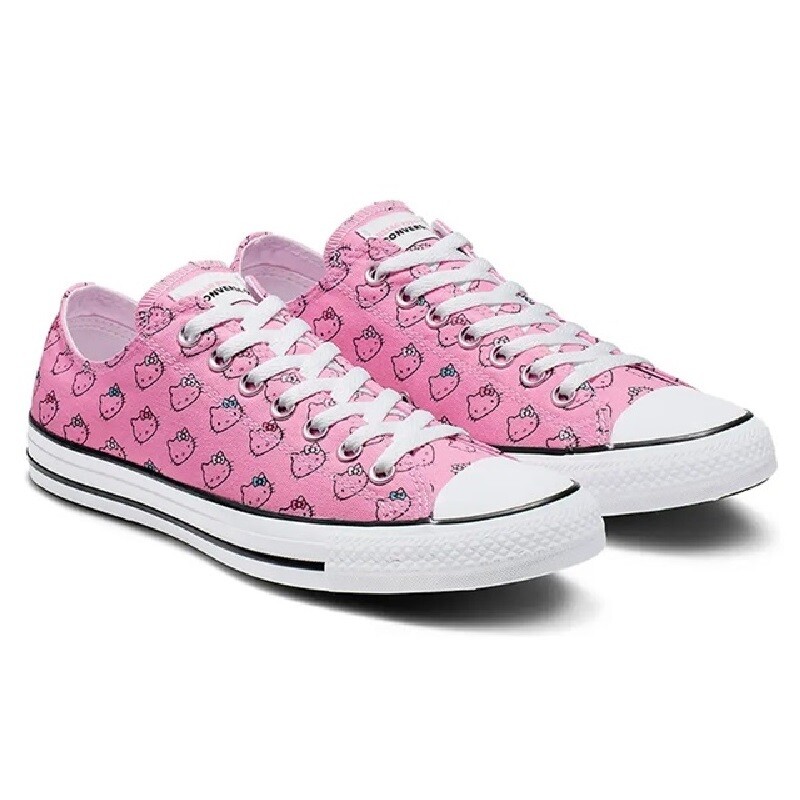 CONVERSE Women’s Chuck Taylor All Star Hello Kitty Fashion Shoes | Pink / White CONVERSE Women’s Chuck Taylor All Star Hello Kitty Fashion Shoes | Pink / White