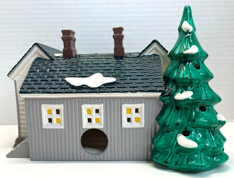 Dept 56 Snow Village Grandma's Cottage 1992 No Cord 54208 Retired eBay