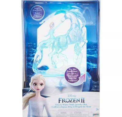Disney Frozen 2 Elsa Water Nokk Jewelry Box Music Box With Ring Ebay
