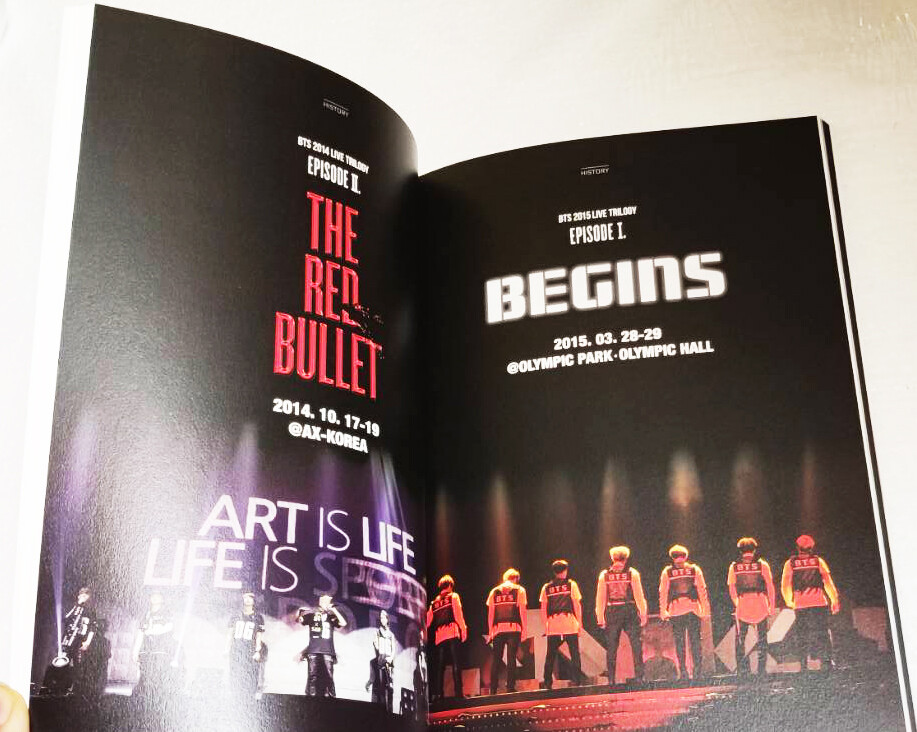 BTS Official Program Book 2017 LIVE Trilogy Episode 3 The