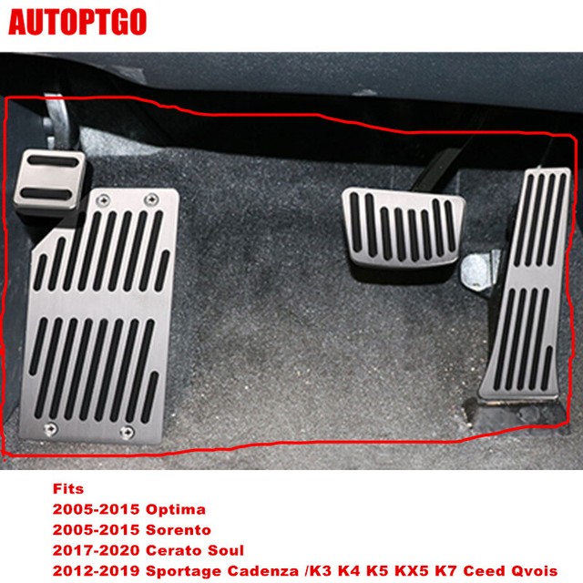 For Kia Sportage Sorento Optima Cadenza K5 Pedal Kit Foot Rest Gas