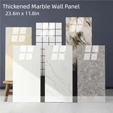 20/40Pcs Self Adhesive Marble Wall Tiles 23.6"x11.8"Pvc Marble Sheet Wall Panel