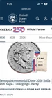 PRESALE Semiquincentennial Dime 2026 Emerging Liberty 2-Roll Set (P, D) 26SDR