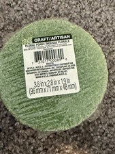 Craft/Artisan Floral Foam Disc Form Green 3.8 x 2.8 x 1.9 in
