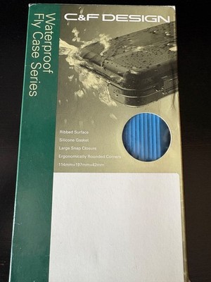 C&F Design Waterproof Fly Box Case Large size Made in Japan.