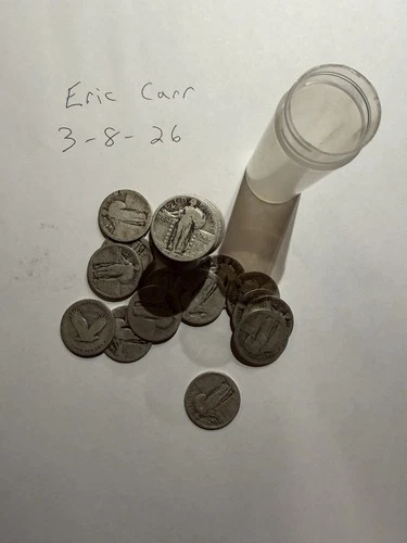 standing liberty quarter roll