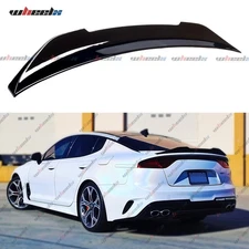 Gloss Black PSM Style Highkick Rear Trunk Spoiler Wing For 2018-2023 Kia Stinger