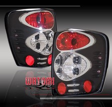 For 1999-2004 Jeep Grand Cherokee Tail Brake Lights Rear Lamps Black For 1999-2004 Jeep Grand Cherokee Tail Brake Lights Rear Lamps Black