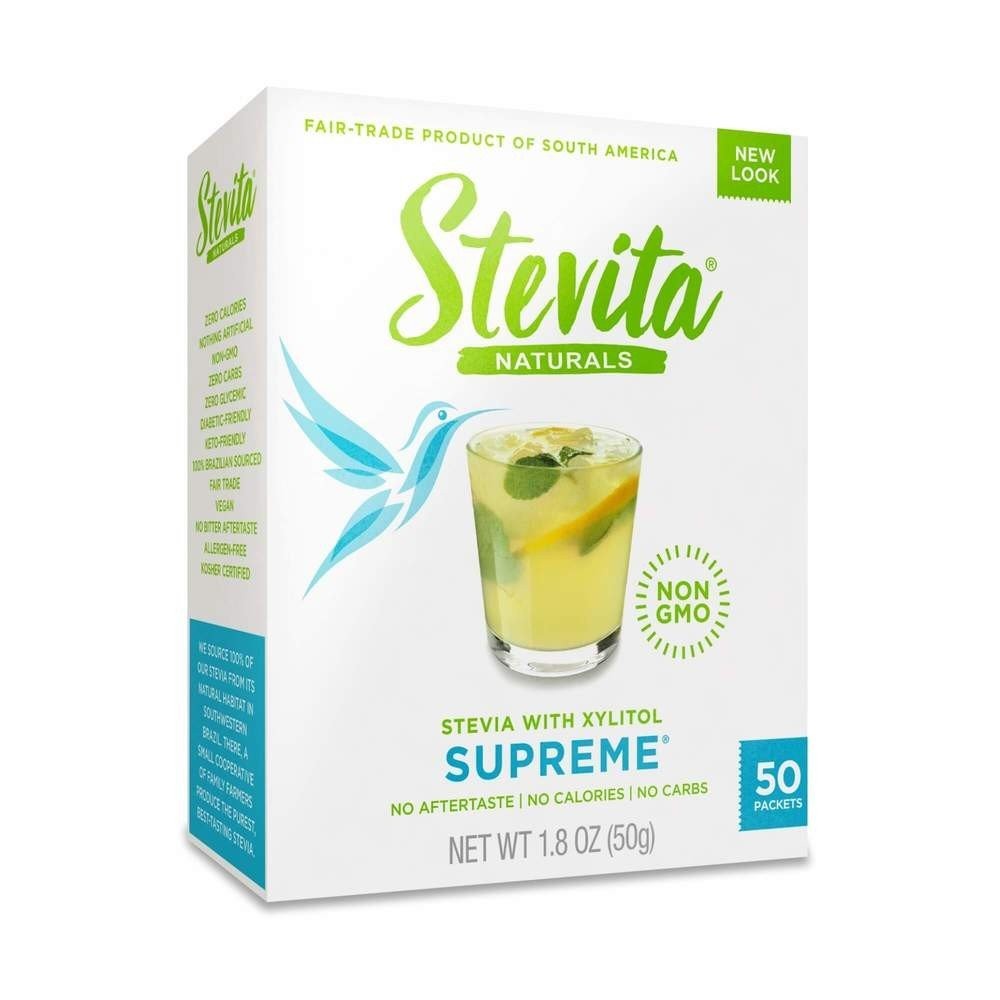 Stevita Stevita Supreme с ксилитом-50 пакетов 50 пакетов