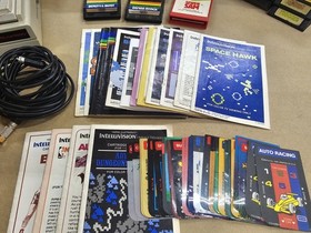 Mattel Intellivision II Video Game System & 40  Games! Ready to Hook Up & Play!