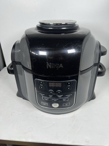 Ninja Electric Pressure Cooker Air Crisp Multi-Cooker Black 18 Cups Rack