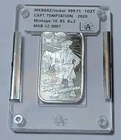 MK BarZ 1ozt 999 "Capt Temptation" Silver Art Bar In SAC Slab Mintage Of 10!