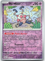 Mr. Mime 122/165 Scarlet & Violet 151 Reverse Holo