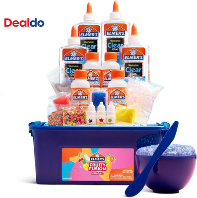 Fruity Fusion Slime Kit, Includes  Clear Glue, Magical Liquid Slime Activator, C