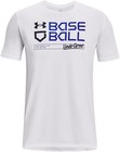 NWT Men's 2XL Under Armour Woodmark Baseball T Shirt 1374008 White XXL Practice
