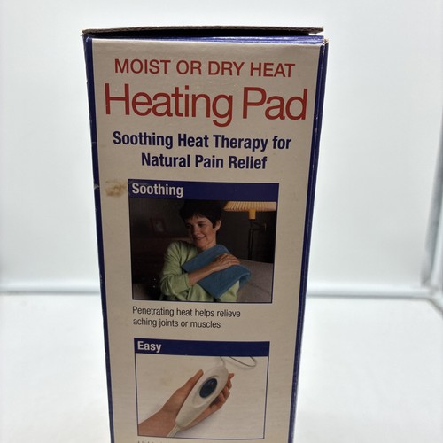 Dunlap King Size Heating Pad Moist or Dry Heat Large 12" X 24" 3 Levels EUC - Picture 5 of 16