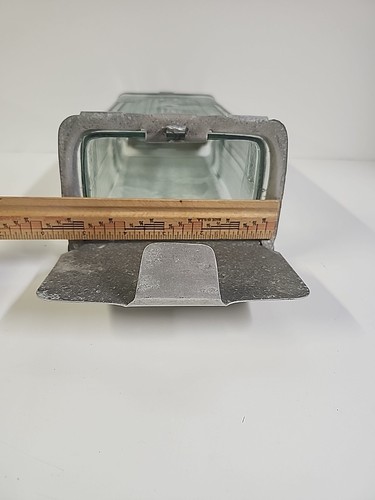 Vintage Glass Visible Mailbox With Bottom Hanging Bracket Original 1930's 1940's - Picture 11 of 24
