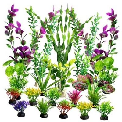 Promising Aquarium Decor Plastic Plants, Fish Tank Accessories, Artificial