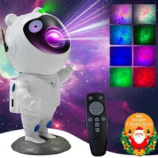 Astronaut Galaxy Projector LED Night Light with Timer and Remote Home Xmas Decor