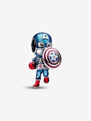Pandora Marvel the Avengers Captain America Charm 793129C01