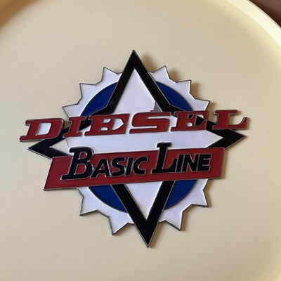 Diesel Jeans Basic Line Vintage Emaillie Schild Werbeschild 90er ? Emailschild