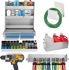Aluminum Trailer and Garage Organizer Kit, Supplies, Equipment and More