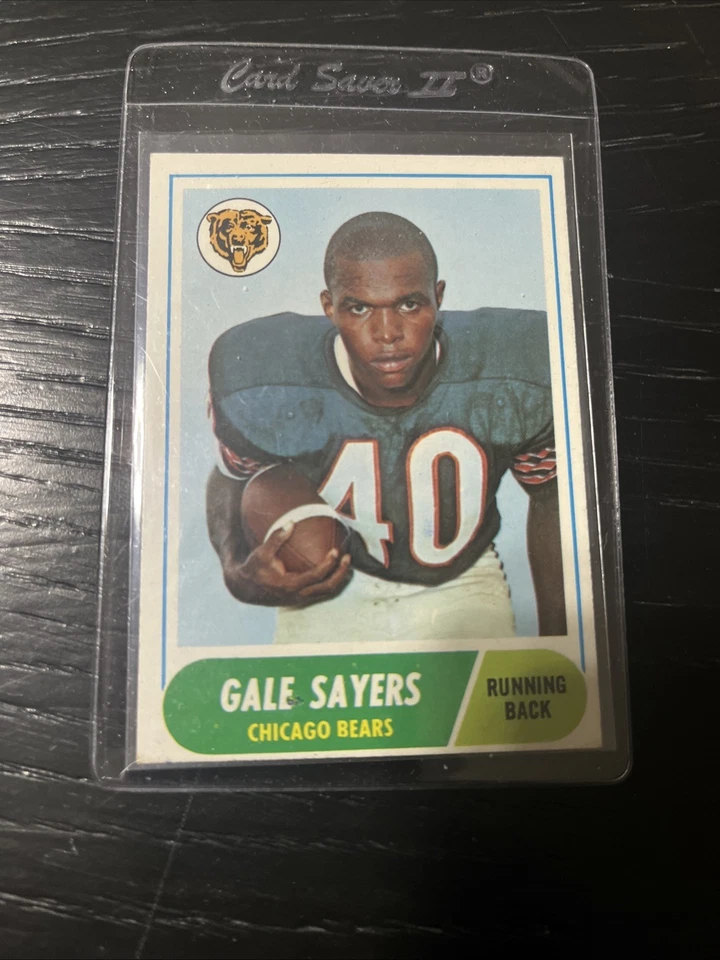 1968 TOPPS FOOTBALL #75 GALE SAYERS CHICAGO BEARS HOF NM or better - Image 2 of 3