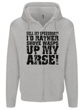 Sell My Speedboat Boat Sailor Funny Mens Zip Up Hoodie