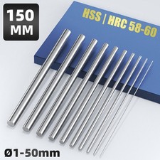 150mm HSS High Speed Steel Rod Ø 1mm - 50mm Round Bar Shaft Turning Tool Blank