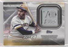 2021 Update Topps 70th Anniversary Manufactured Logo Willie Stargell Patch 03rx