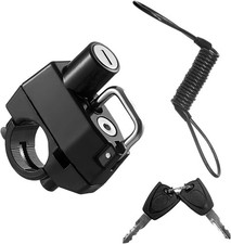 Motorcycle Helmet Lock, Aluminum Alloy Anti Theft Helmet Security Locks-2PCS