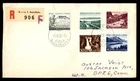 Mayfairstamps Switzerland FDC 1954 Scenery Combo Registered Bern First Day Cover