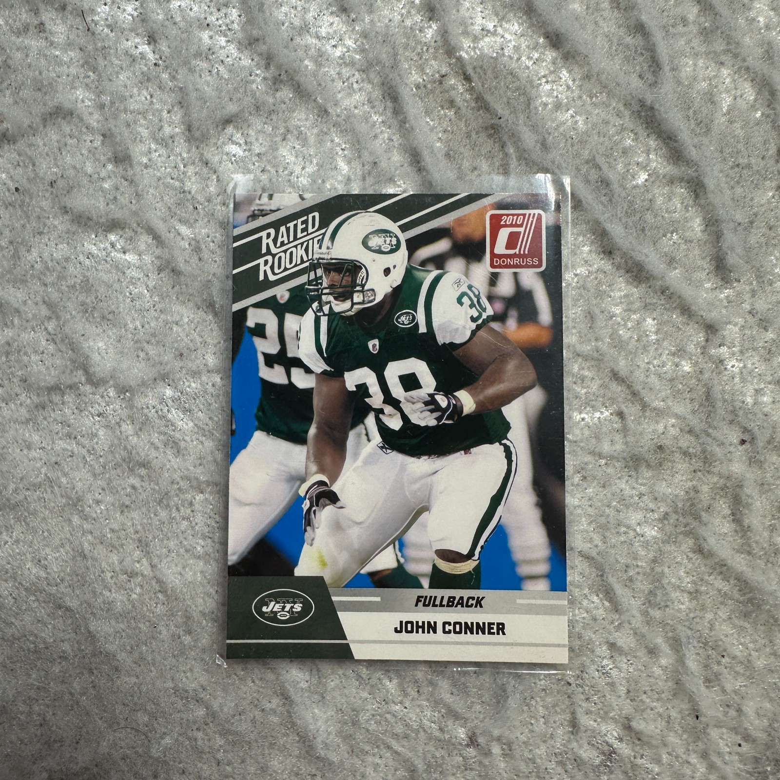 2010 Donruss Rated Rookie Football Card John Conner #56 New York Jets RC