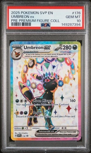 2025 POKEMON SVP PROMO PREMIUM FIGURE COLLECTION #176 UMBREON EX PSA 10