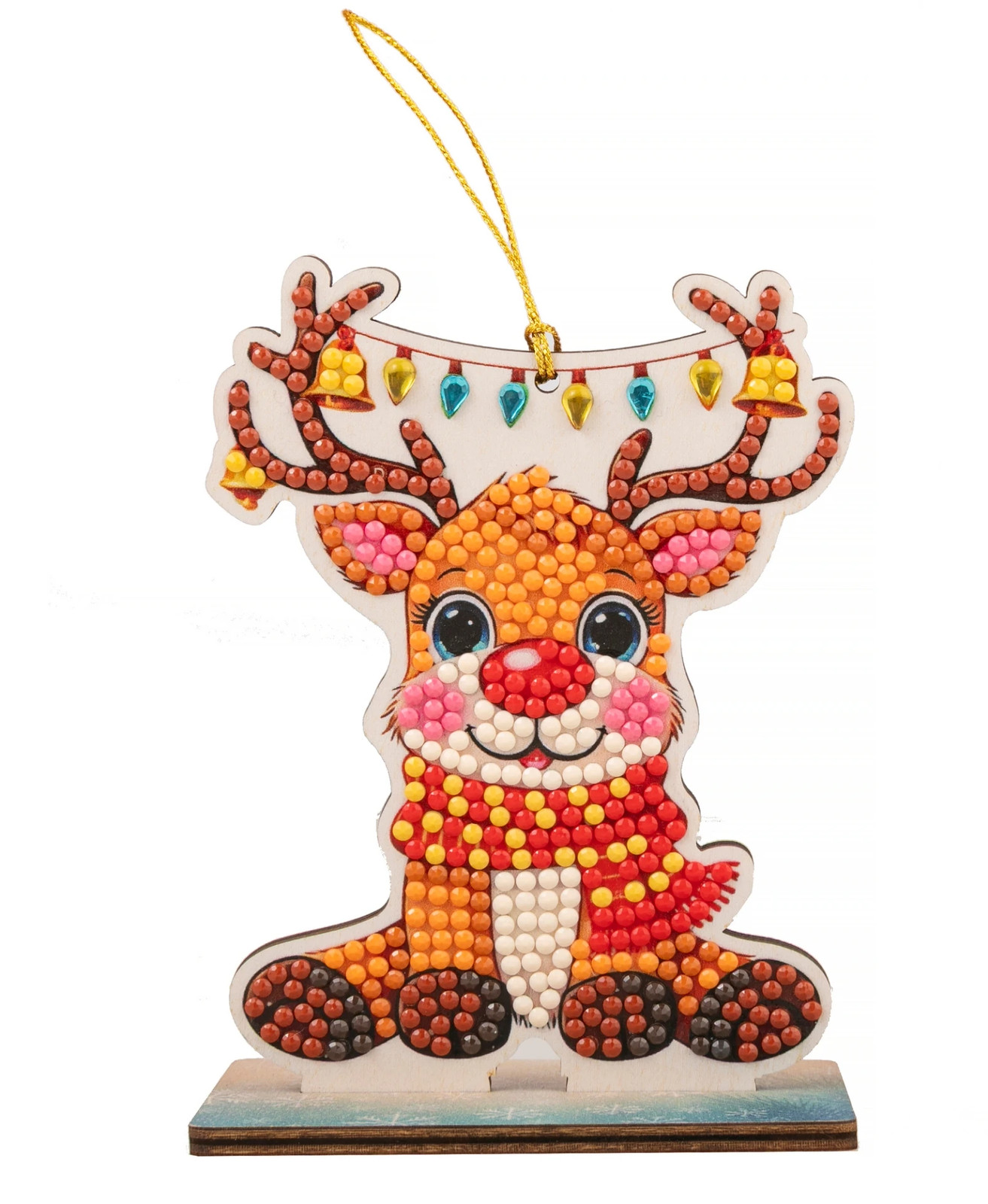 Merry Reindeer - Crystal Art Buddy & Christmas Tree Decoration