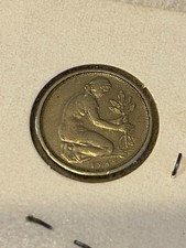 1949 D Germany 50 Pfennig Coin – Bank Deutscher Länder