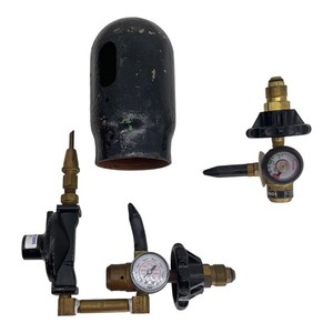 Lot of 2 Helium Balloon Inflator Filler Valve Air Flow Inflator