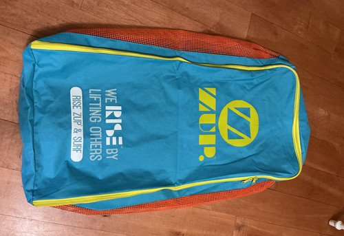 Zup WE RISE By Lifting Others Rise Zup & Surf Knee Board Bag Back Straps