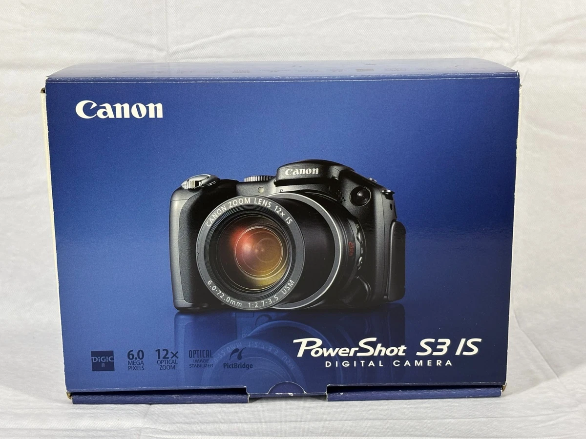Canon PowerShot S3 IS Image Stabilization Digital Cameras for Sale