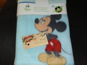 MICKEY MOUSE “M” is for Mickey Swaddle Blanket | Baby ...