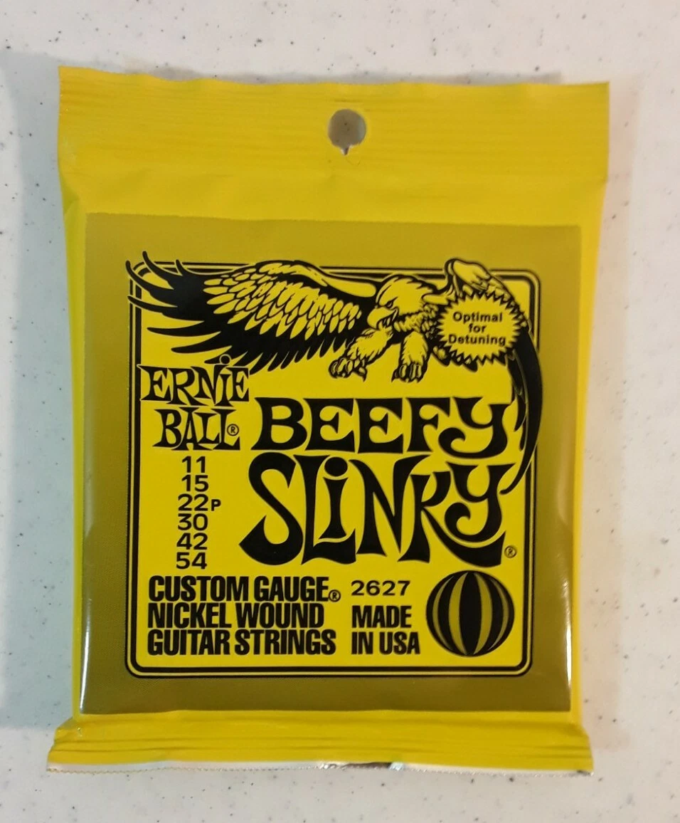 Ernie Ball Beefy Slinky Electric Guitar Strings eBay