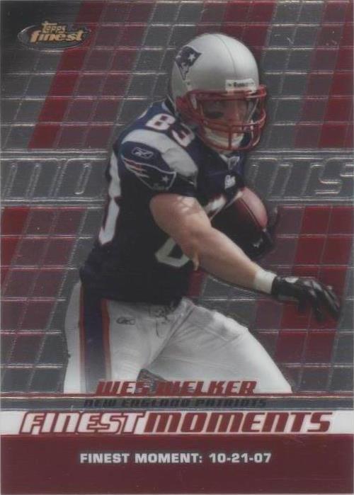 2008 Topps Finest Wes Welker #FM-WW - 1 of 2