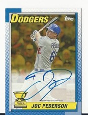 2015 Topps Archives Joc Pederson Auto Gold /50 Autograph